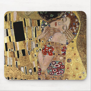 Das Kuss-Detail Gustav Klimts (circa 1908) Mousepad