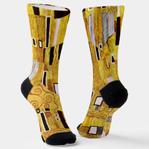 Das Kussmuster von Gustav Klimt, Art Nouveau Socken