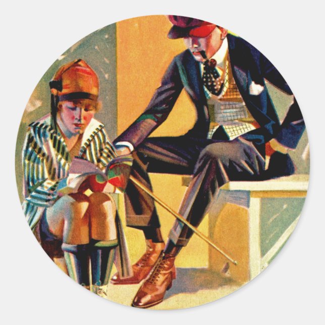 Das L-Systemmagazin Runder Aufkleber (Vorderseite)