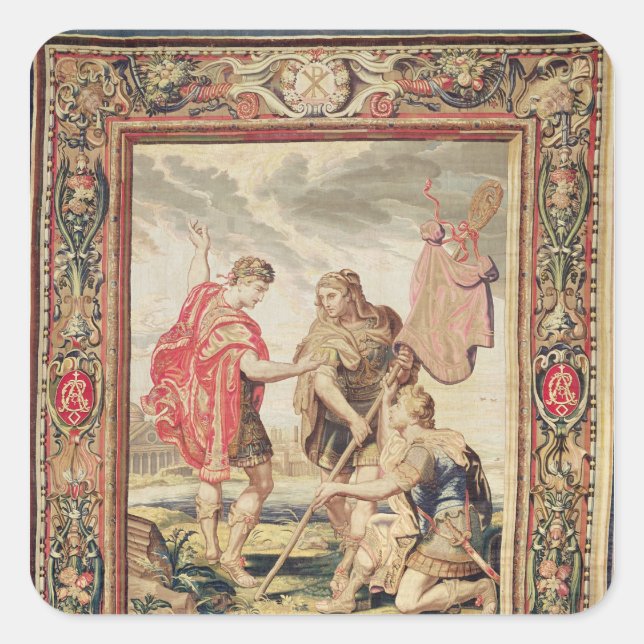 Das Labarum, vor 1663 Quadratischer Aufkleber (Vorderseite)