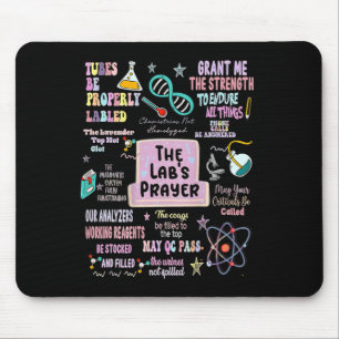 Das Labs Gebet Medizinisches Labor Wissenschaftler Mousepad