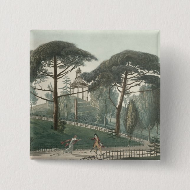 Das Labyrinth oder der Belvedere des Jardin DES Button (Vorderseite)