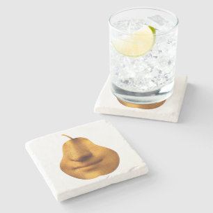 Das Lächeln der Mona Lisa - Marmor-Untersetzer Steinuntersetzer