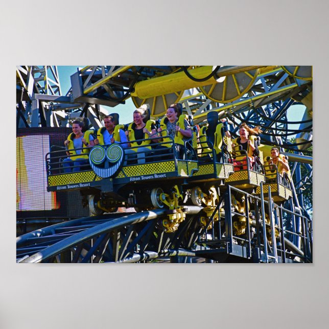 Das Lächeln in der Freizeit | Alton Towers Resort Poster (Vorne)