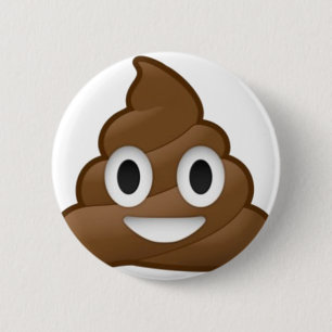 Das Lächeln kacken Emoji Button