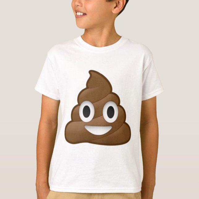 Das Lächeln kacken Emoji T-Shirt (Vorderseite)