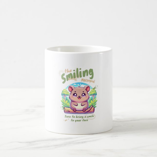 Das lächelnde Beuteltier Süße Kaffeetasse Geschenk (Mittel)