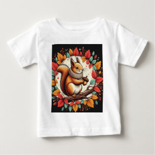 Das lächelnde Eichhörnchen Baby T-shirt