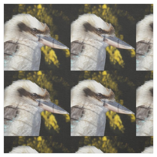 Das Lachen unter Bush, das australische Kookaburra Stoff (Muster)