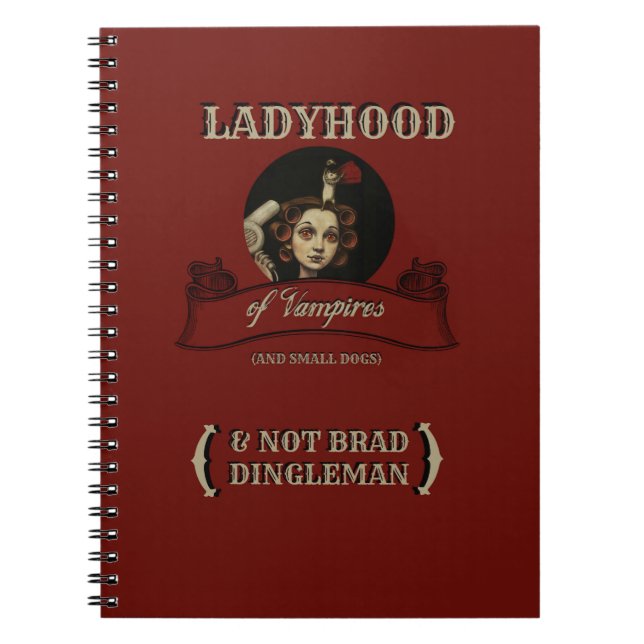 Das LADYHOOD DER VAMPIRE Notizblock (Vorderseite)