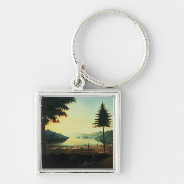 Das Lager in See George, New York, 1759 (Öl Schlüsselanhänger (Vorne)