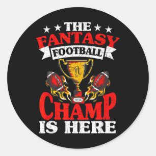 Das Lager ist hier Runder Aufkleber