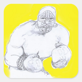 Das Lager Quadratischer Aufkleber