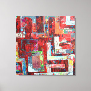 Das Lagerhaus 24 x 24 überzogene Leinwand
