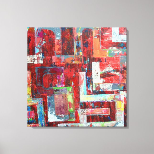 Das Lagerhaus 24 x 24 überzogene Leinwand (Vorderseite)