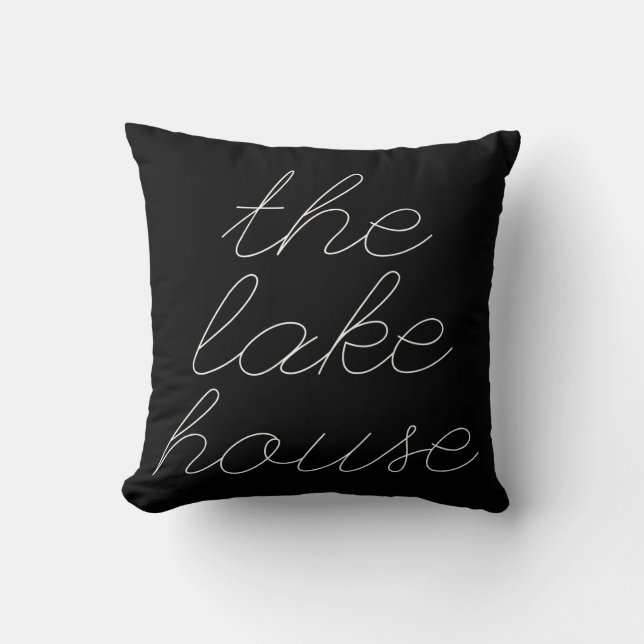 Das Lake House Kissen (Vorderseite)