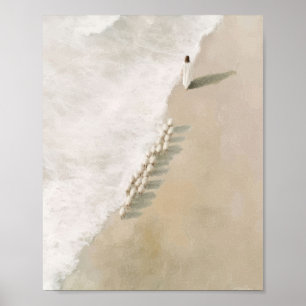 Das Lamm folgt Jesus Christliche Kunst Poster