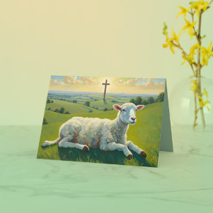 Das Lamm und das Kreuz Karte