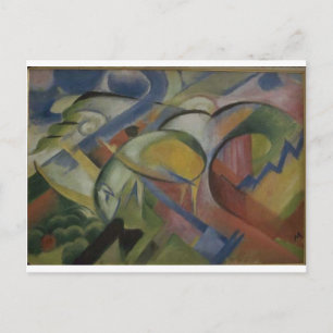 Das Lamm von Franz Marc Postkarte