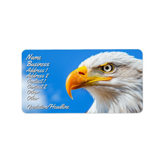 Das Land der Freien, Zuhause der Tapferen Adressaufkleber