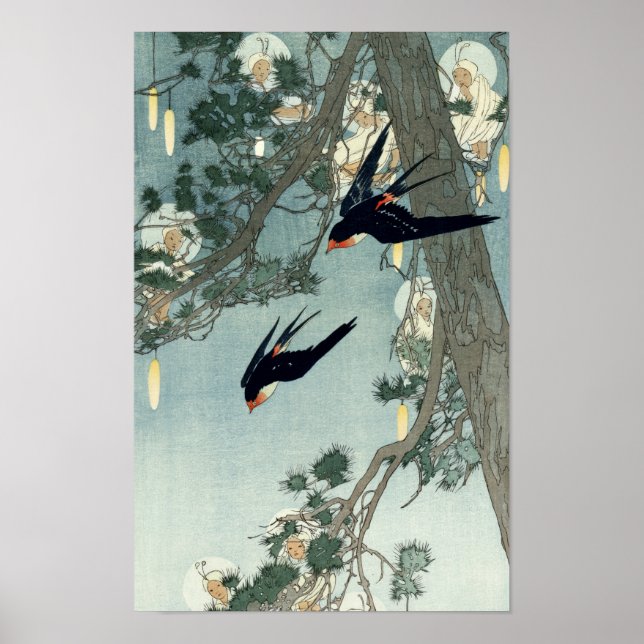 Das Land des Bluebird von Bertha Lum Poster (Vorne)