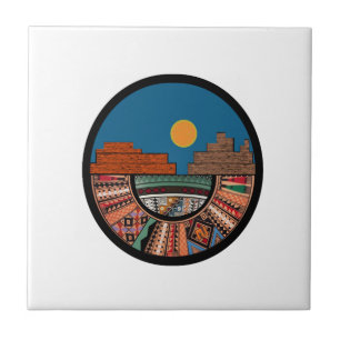 Das Land gesegnet Fliese