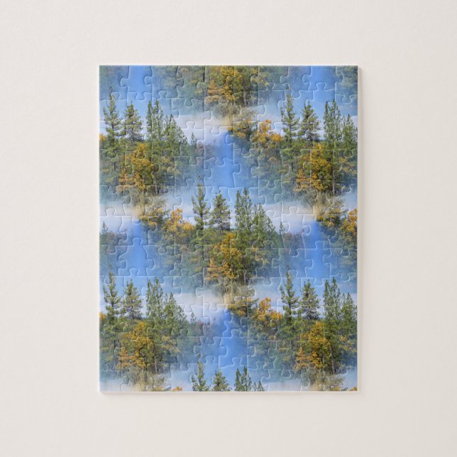 Das Land im Herbst... Puzzle (Vertikal)