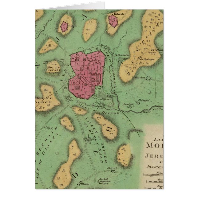 Das Land Moriah oder Jerusalem (Vorne)