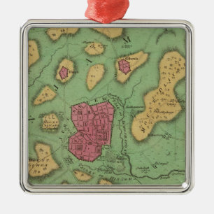 Das Land von Moriah oder von Jerusalem Ornament Aus Metall