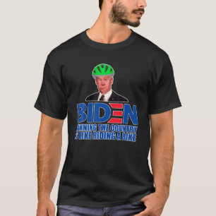 Das Land zu laufen ist wie ein Fahrrad zu fahren T-Shirt