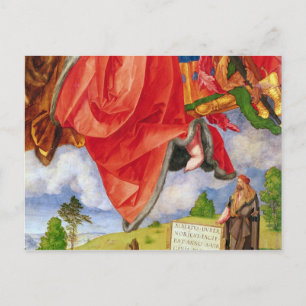 Das Landauer Altarpiece, der Allerheilige Tag Postkarte