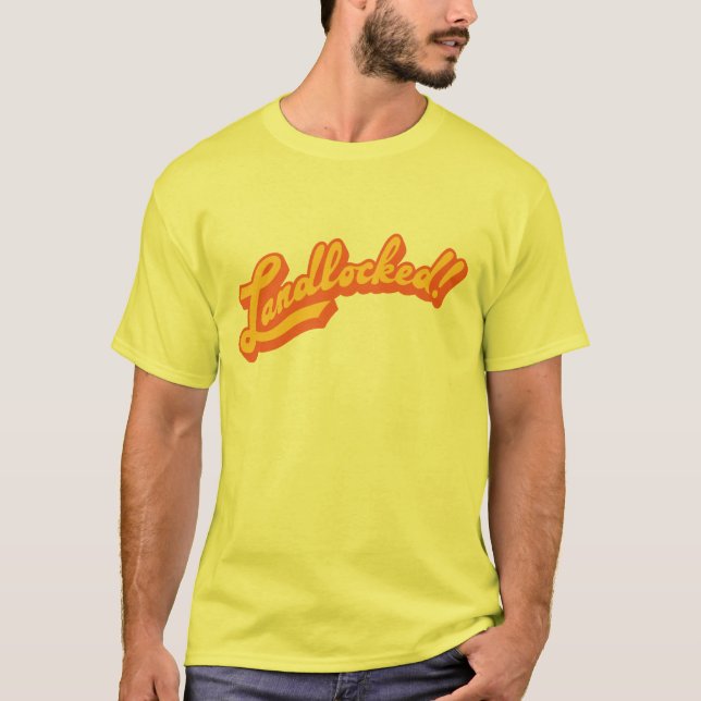 Das landumschlossene! Skript-T - Shirt (Vorderseite)