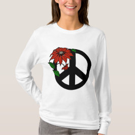 Das lange Sleeved Weihnachten der Frauen T-Shirt