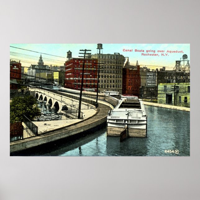Das längste Aquädukt am Erie-Kanal Poster (Vorne)