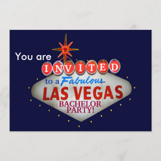 Das Las Vegas Begrüßungszeichen anpassen Einladung