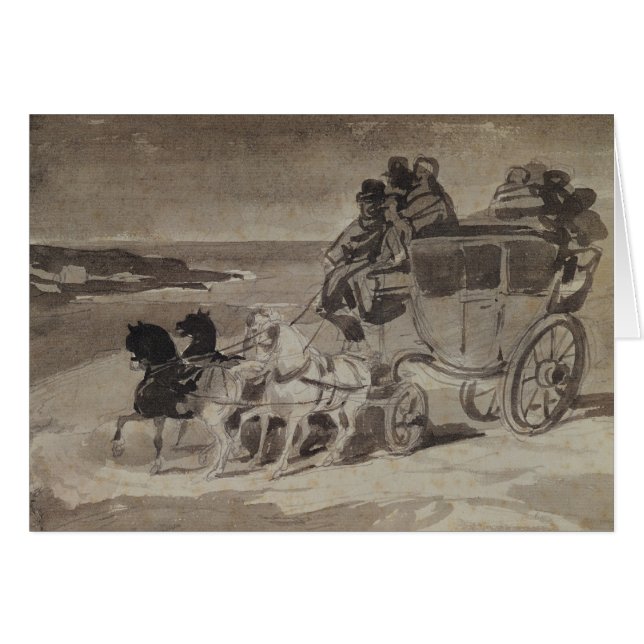 Das Lastkahn-Pferd (Vorderseite (Horizontal))