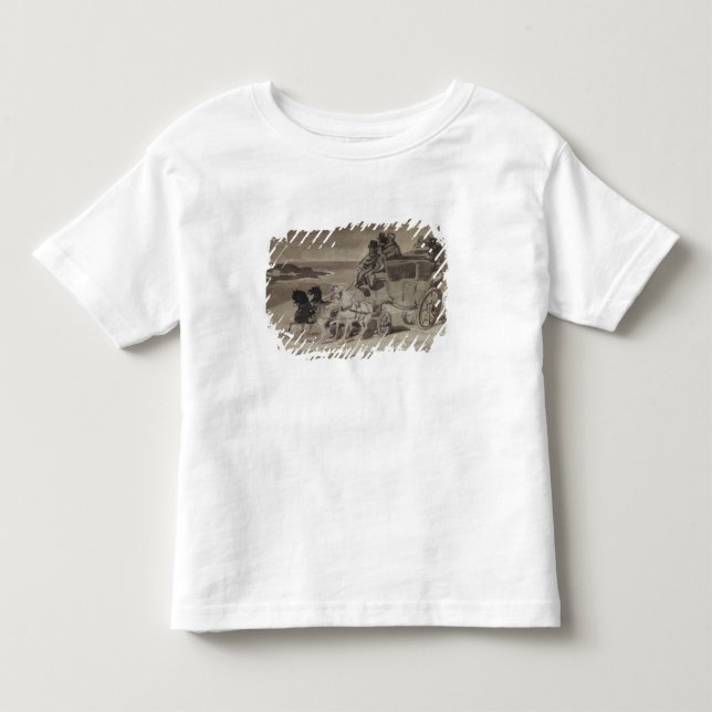 Das Lastkahn-Pferd Kleinkind T-shirt (Vorderseite)