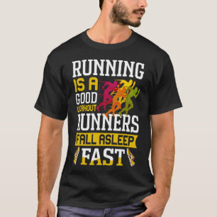 Das Laufen ist ein guter Trainingsläufer, der schn T-Shirt