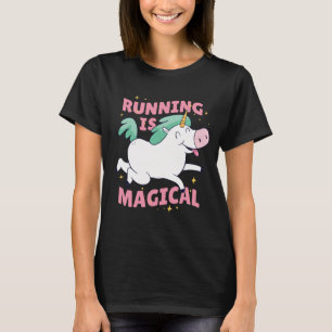 Das Laufen ist ein magisches Einhorn T-Shirt