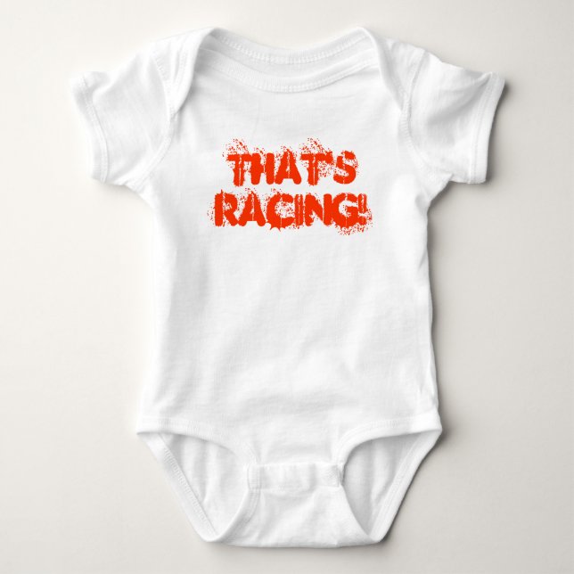 Das läuft! baby strampler (Vorderseite)