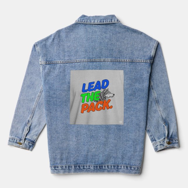 Das Lead the Pack, T - Shirt . Jeansjacke (Rückseite)