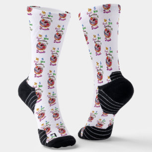 Das Leben als Athlet ist süß mit funkelnden Donuts Socken