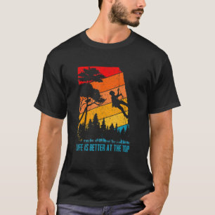 Das Leben am oberen Klettersteig ist besser T-Shirt