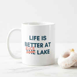 Das Leben am Rice Lake ist besser Kaffeetasse