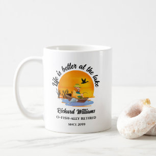 Das Leben am See ist besser. Kaffeetasse