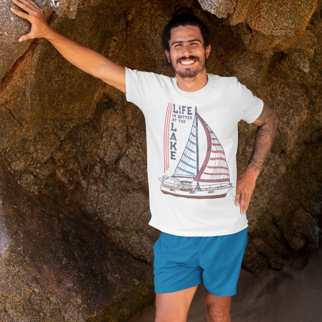 Das Leben am See ist besser T-Shirt (Von Creator hochgeladen)