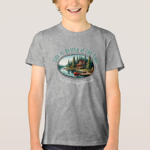 Das Leben am See ist besser Tri-Blend Shirt