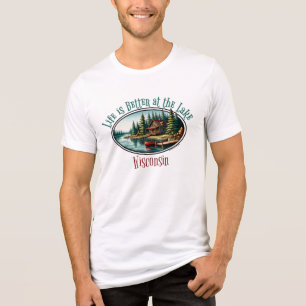 Das Leben am See ist besser Tri-Blend Shirt