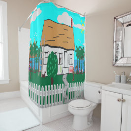 Das Leben am Strand Duschvorhang