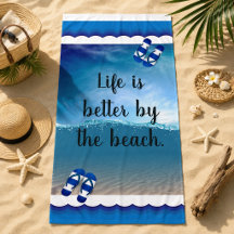 Das Leben am Strand ist besser